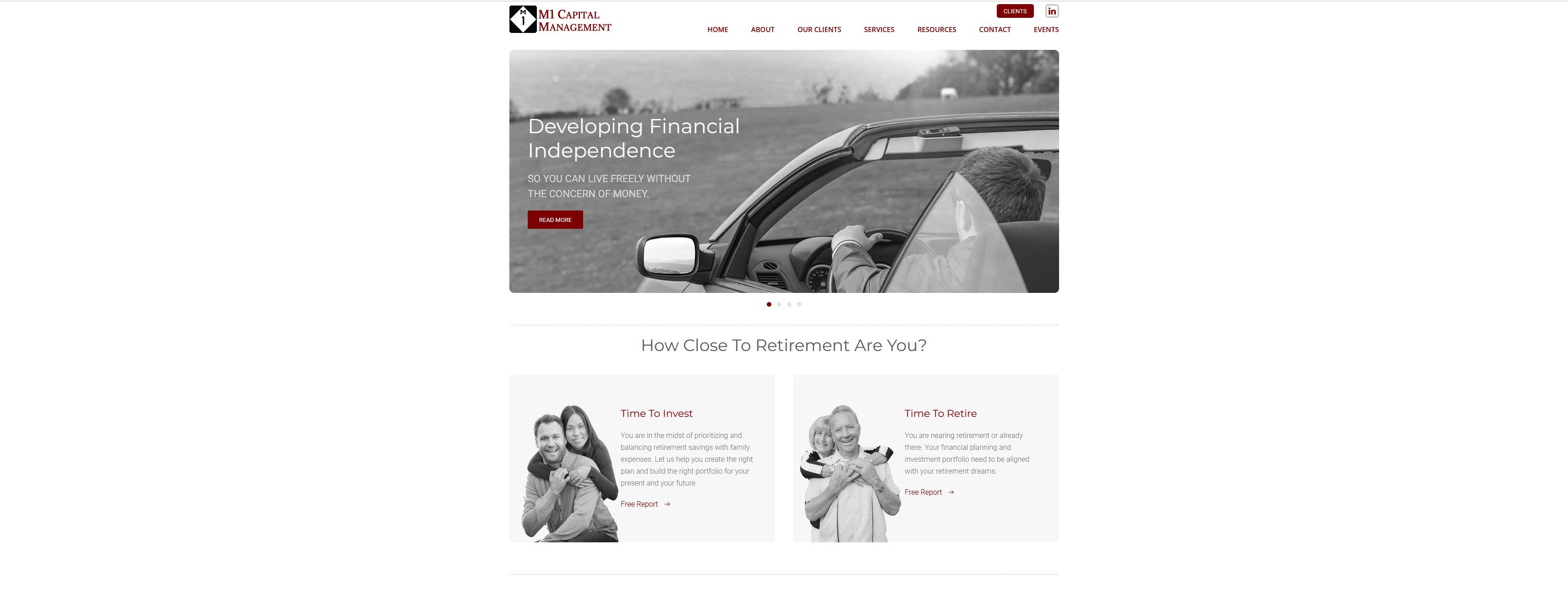 Custom Website Design for Financial Advisors