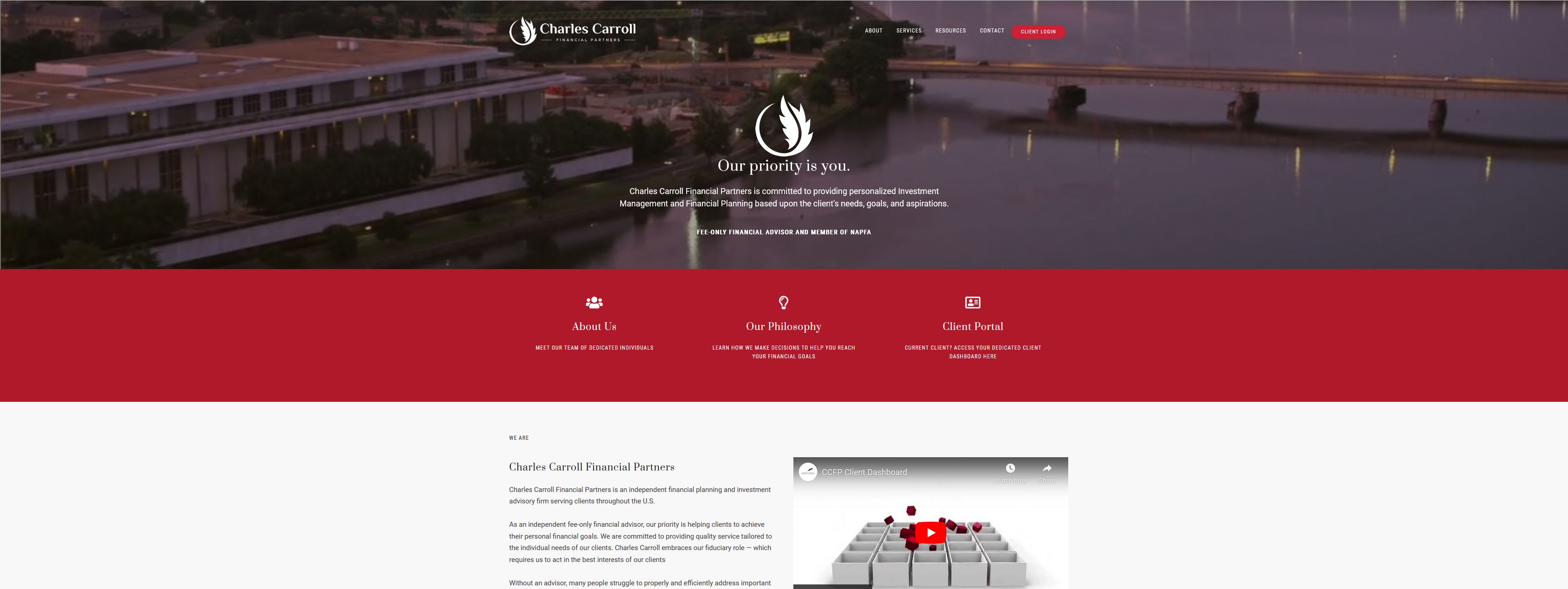 Custom Website Design for Financial Advisors